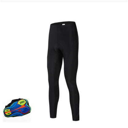 Men's Cycling Bib Tights with Gel Padding for Road & MTB Riding