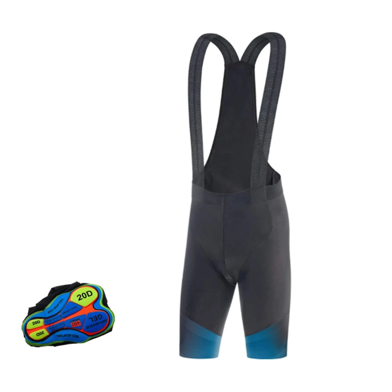 Men's Cycling Bib Shorts with Gel Padding | MTB & Road Bike