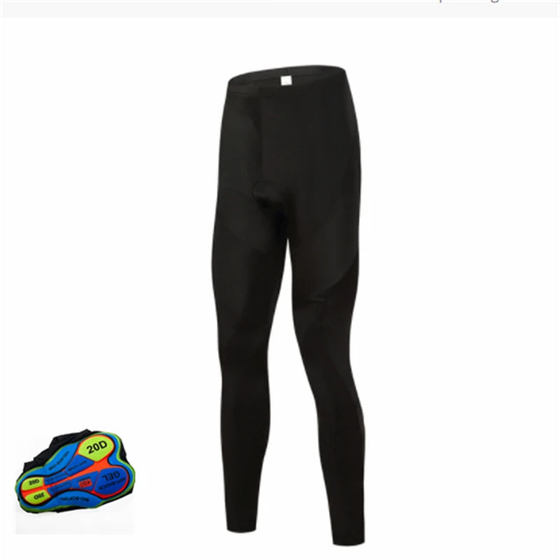Men's Cycling Bib Tights with Gel Padding for Road & MTB Riding