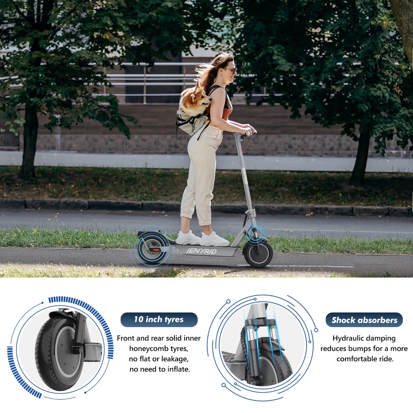 iENYRID M1 Klappbarer Elektroroller