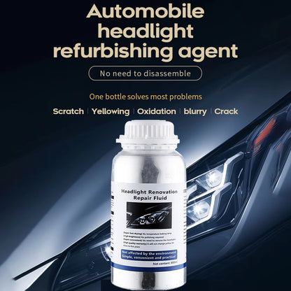 Headlight Restoration Kit with Liquid Polymer
