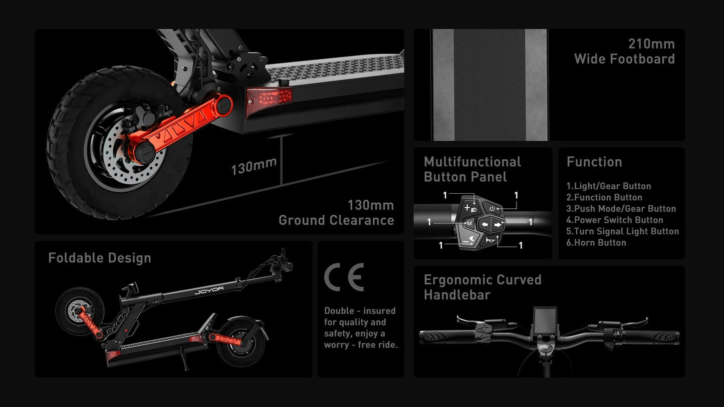 JOYOR S10S-Z Folding Electric Scooter