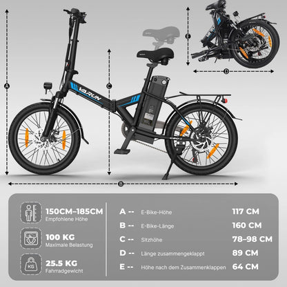 VARUN C20-1 Folding Electric Bike
