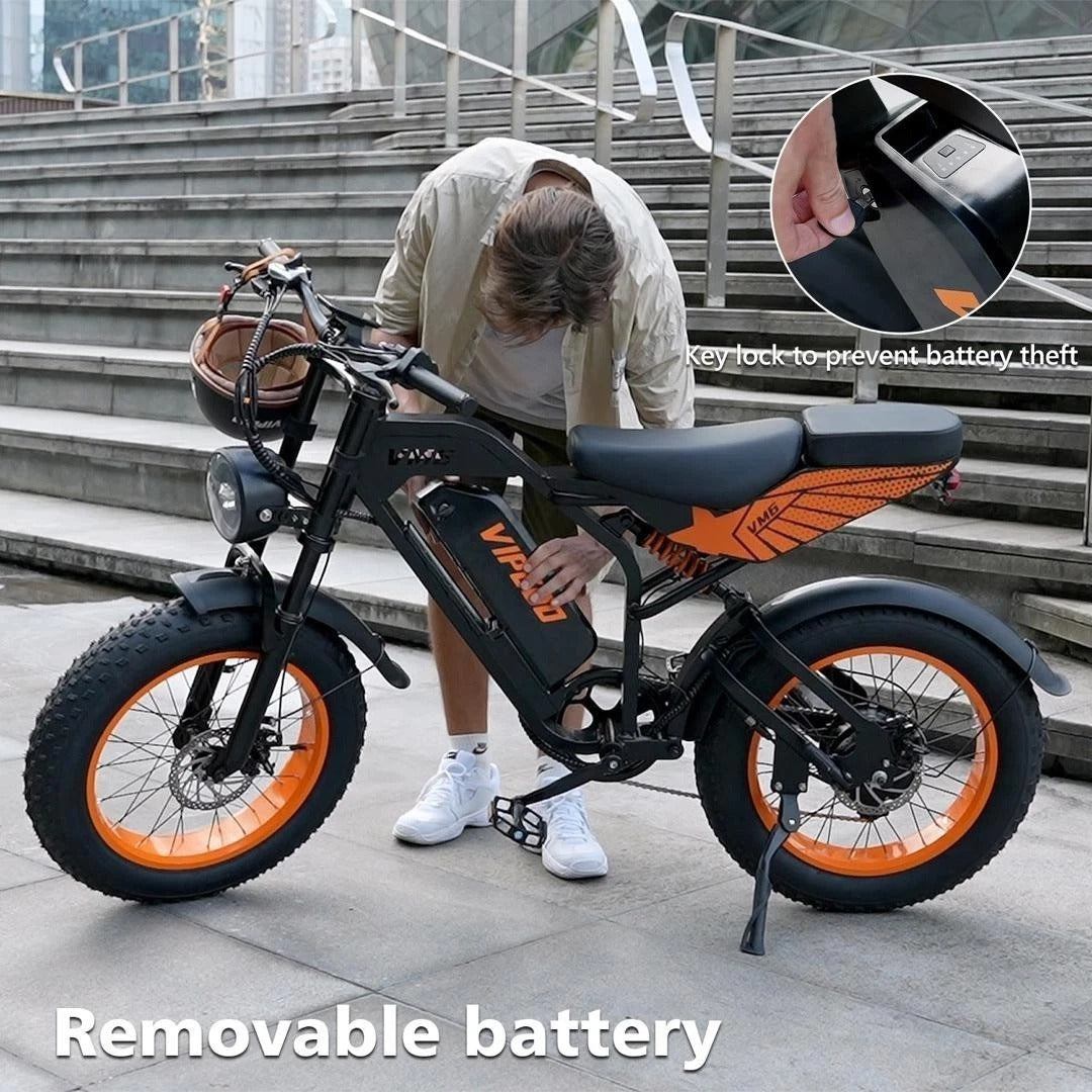 VIPCOO VM6 Fat Tyre Elektrofahrrad