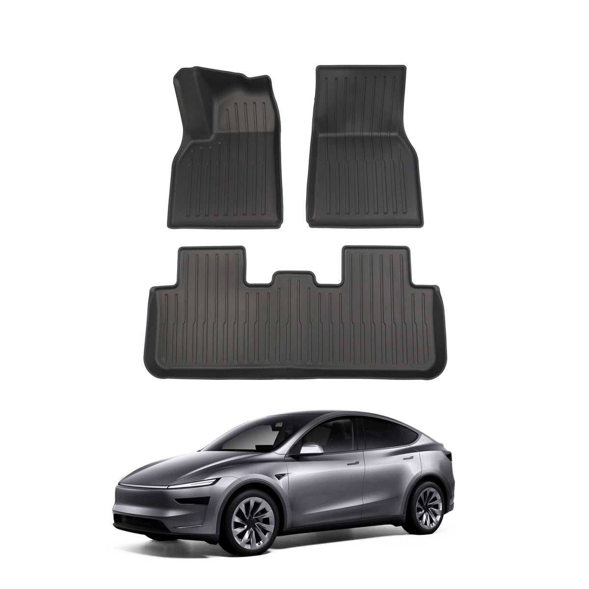 Tesla Model Y 2020-2024 TPE-Fußmatten und rutschfeste Innenauskleidungen