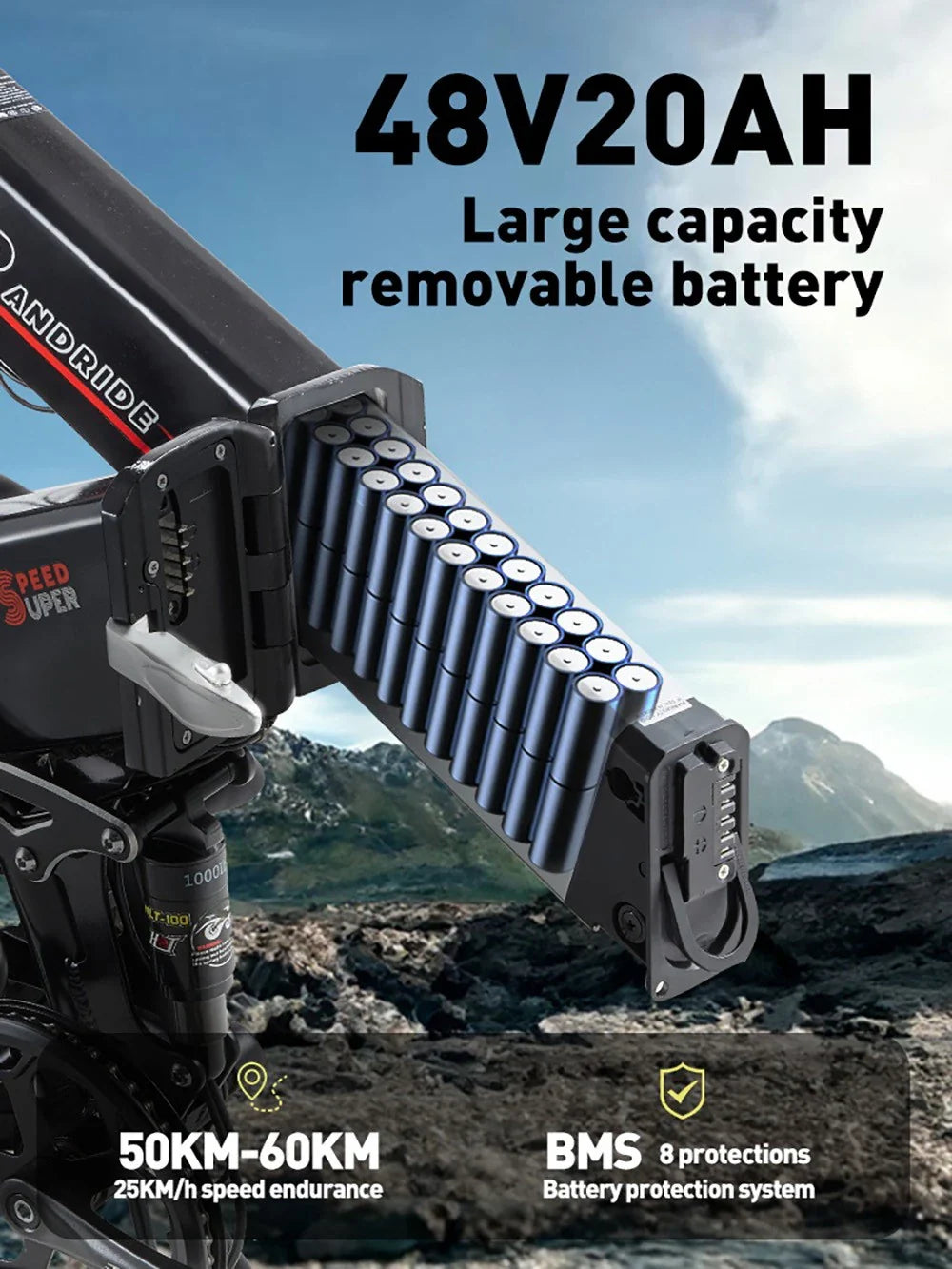 RANDRIDE YX20M-2 Falt-E-Bike