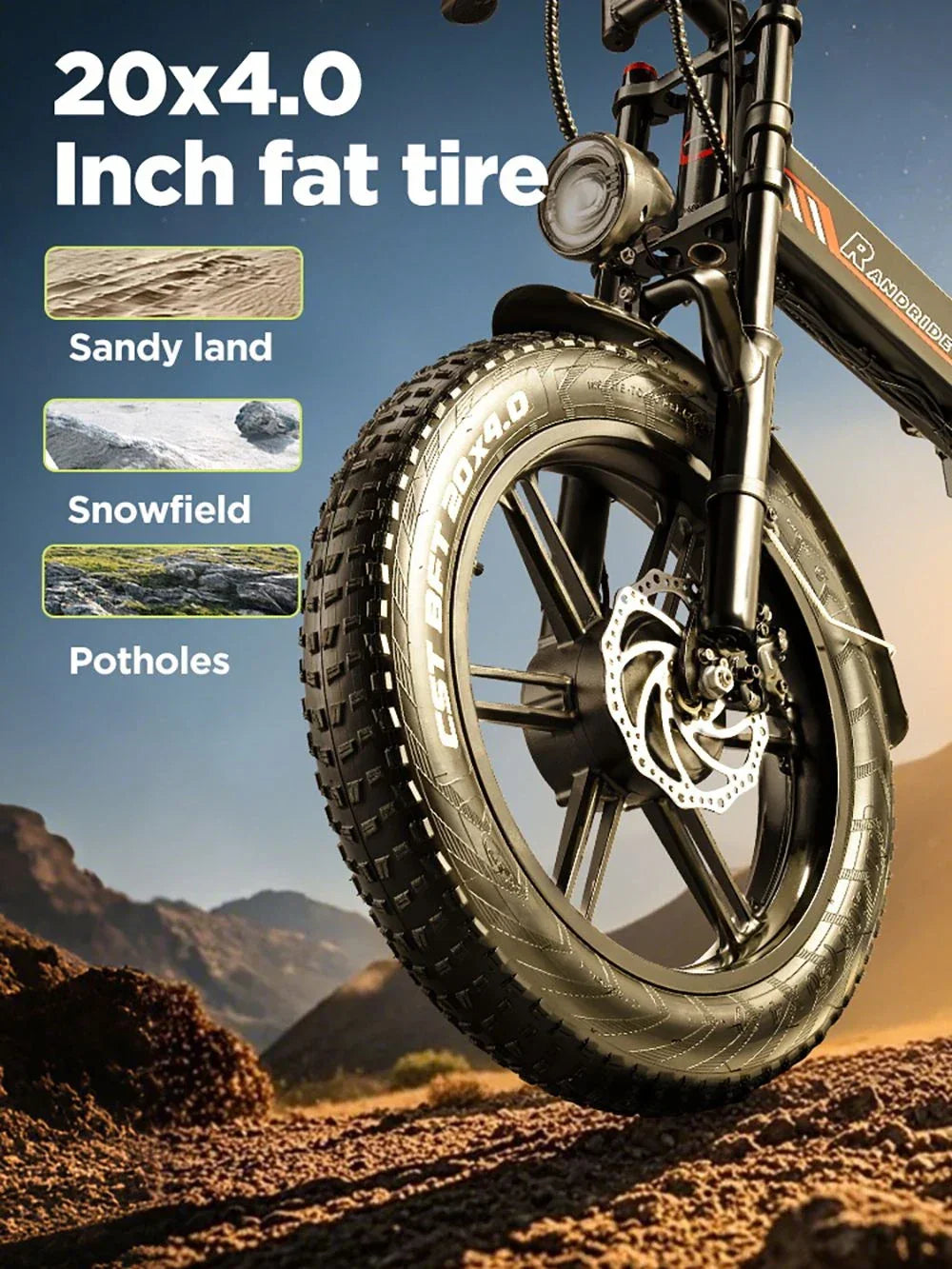 RANDRIDE YX20M-2 Falt-E-Bike