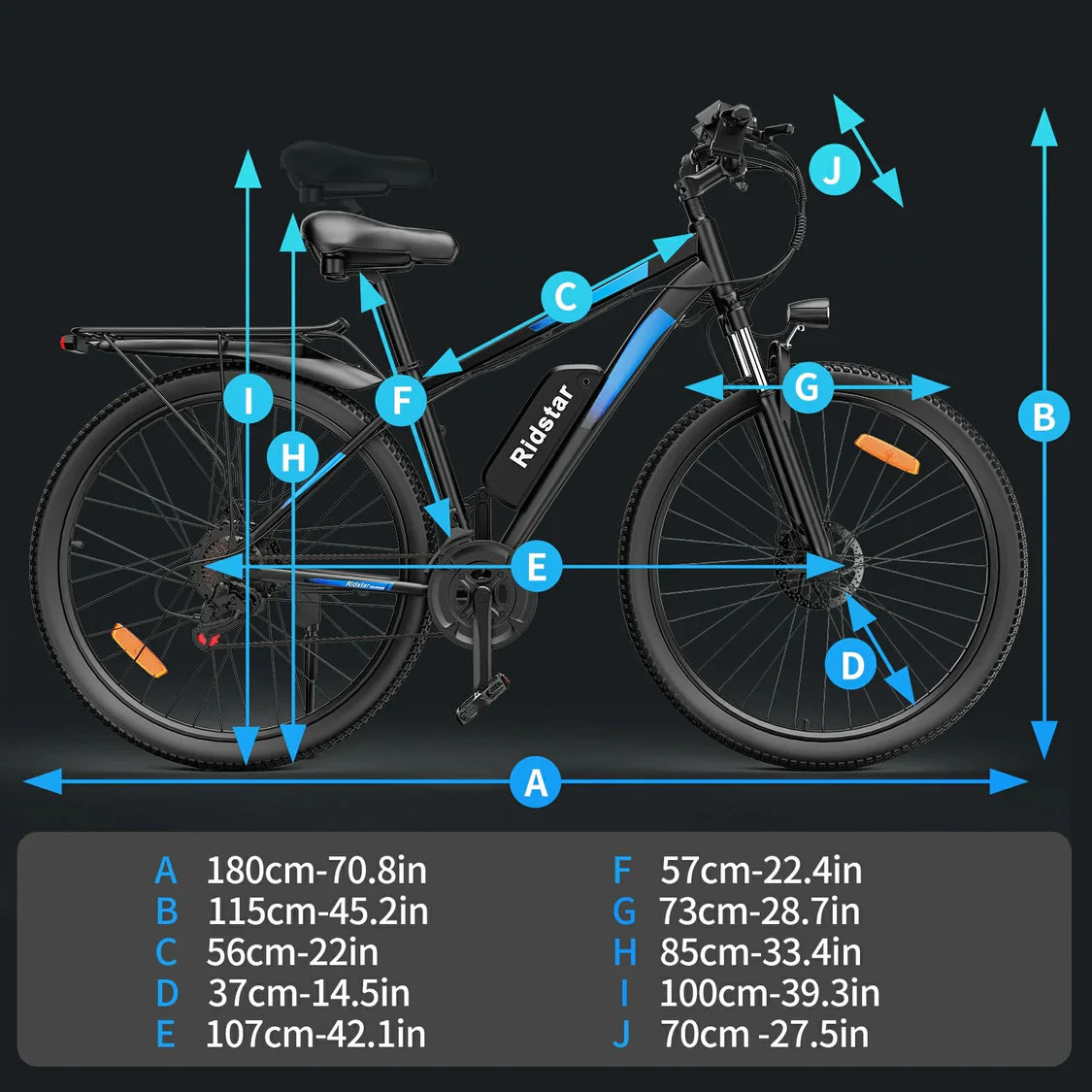 RIDSTAR S29 Pro Elektrofahrrad