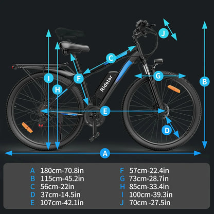 RIDSTAR S29 Pro Elektrofahrrad