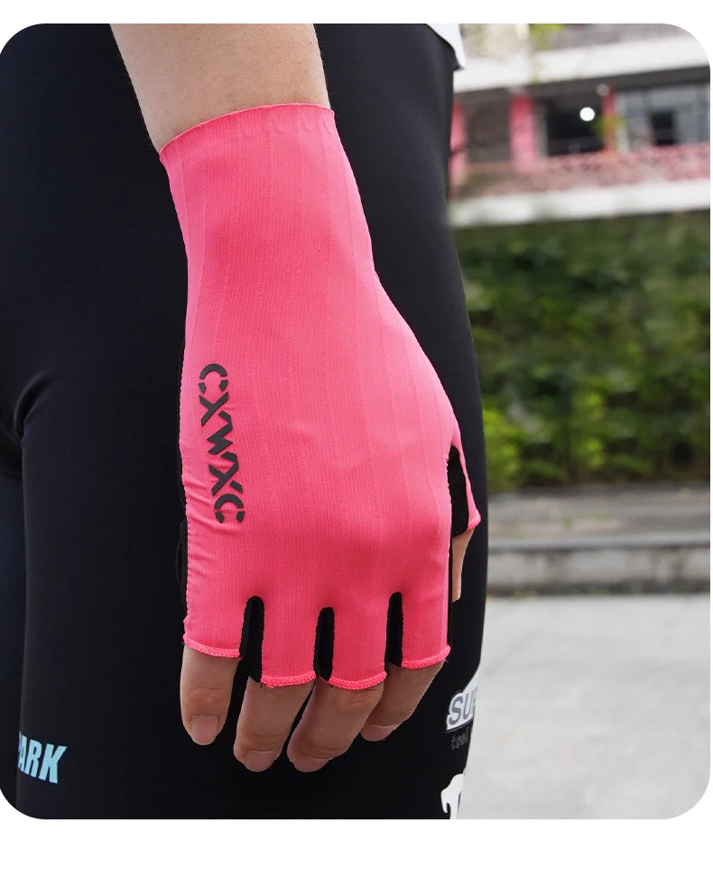 Cycling Half Finger Gloves with Extended Wrist Support