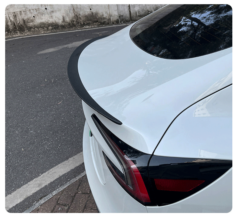 Tesla Model Y 2020-2024 Real Carbon Fibre Rear Spoiler