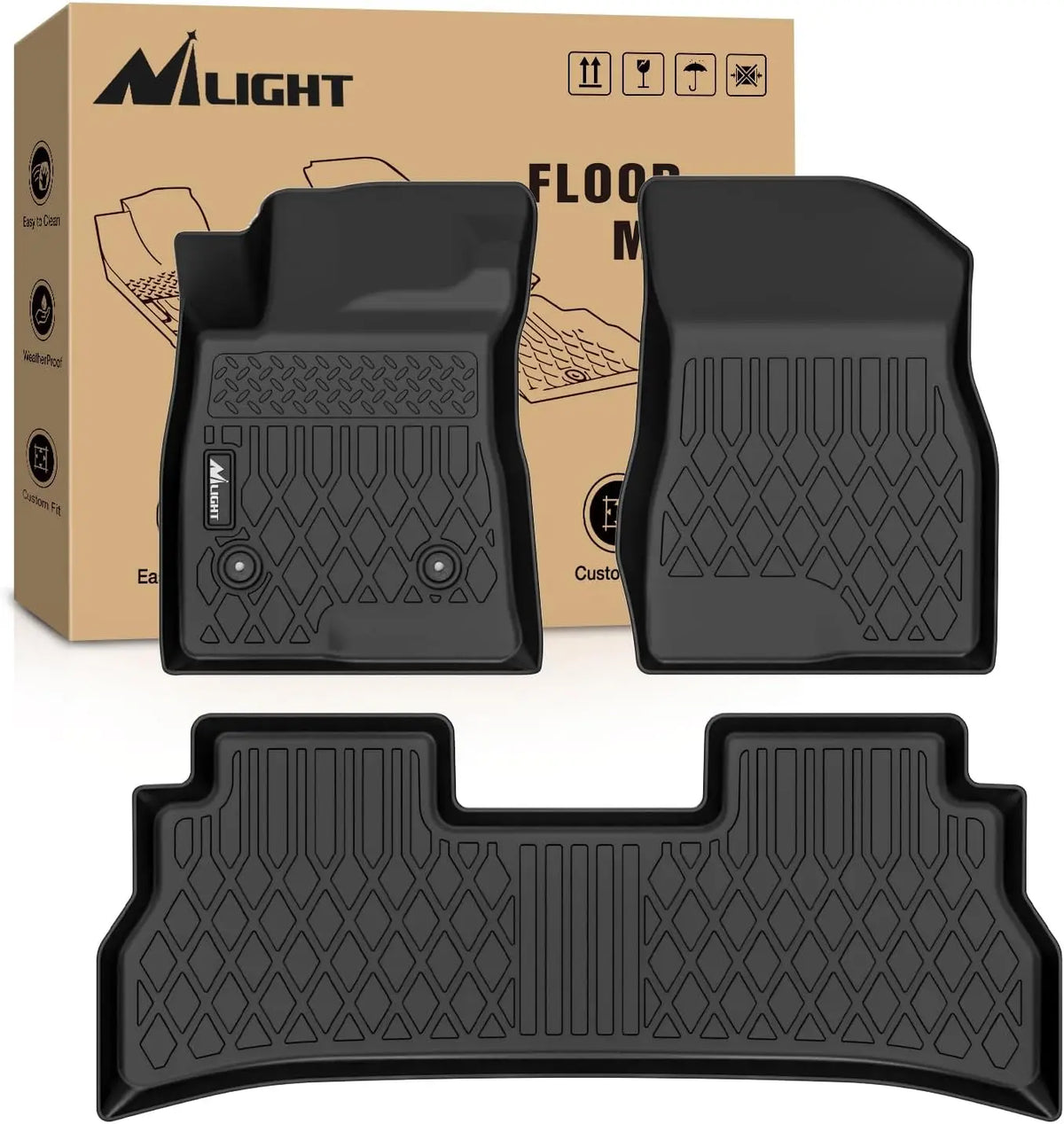 Custom-Fit TPE All-Weather Floor Mats for Chevrolet Models