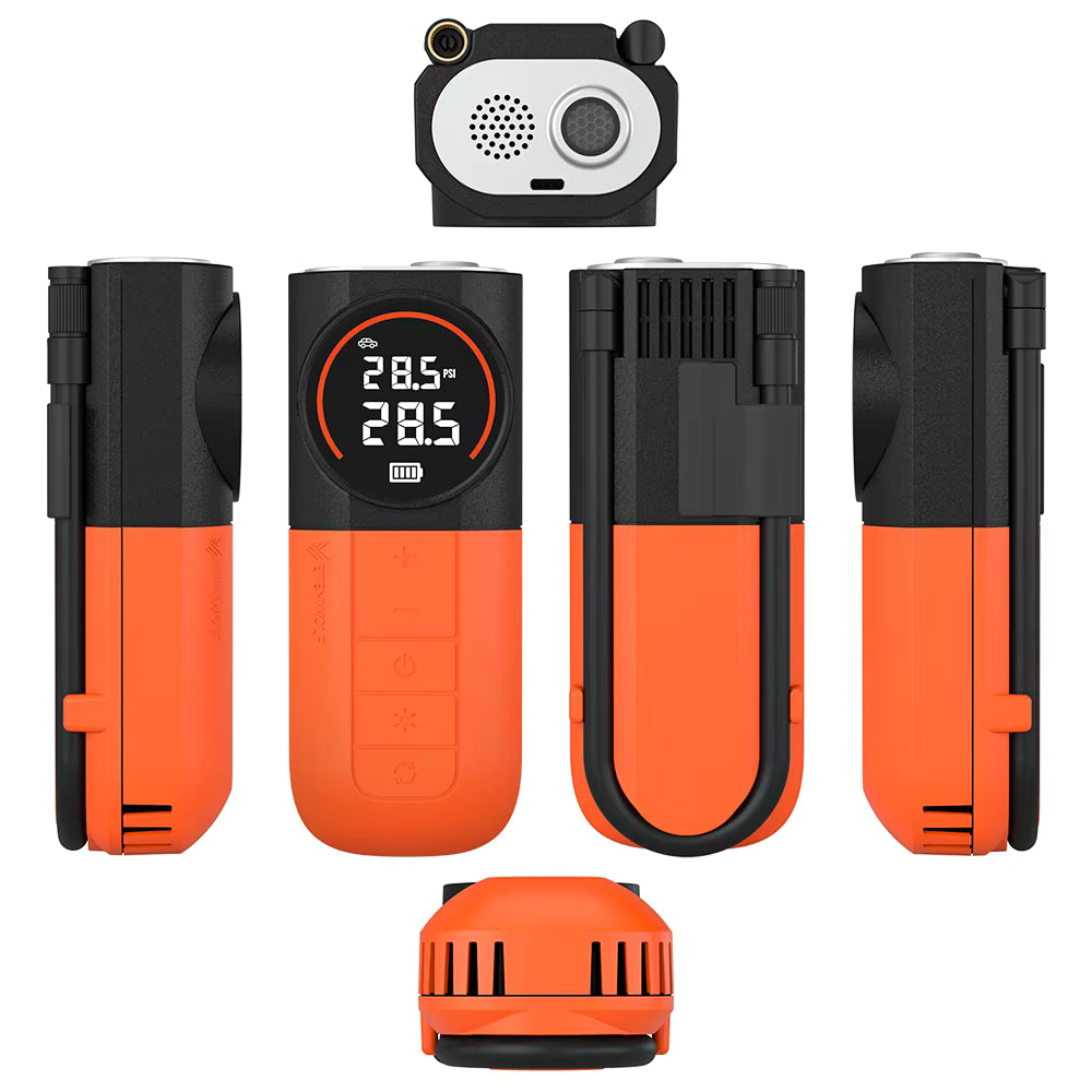 ETENWOLF S1 160 PSI Portable Tyre Inflator with 5200mAh Battery