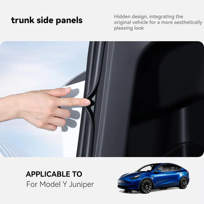 Tesla Model Y Juniper Kofferraum-Seitenverkleidung Anti-Kick-Schutz-Set
