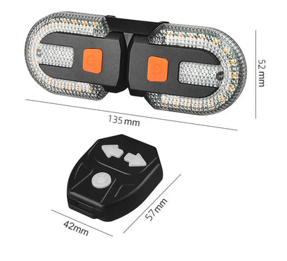 Drahtlose Funkfernbedienung Fahrrad Blinker LED Rücklicht