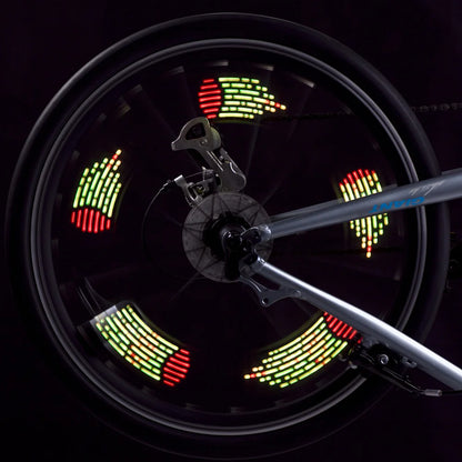 RGB LED Bicycle Wheel Spoke Light – USB Rechargeable Safety Signal Lamp