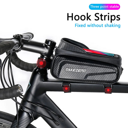 1L Bicycle Top Tube Phone Holder Frame Bag