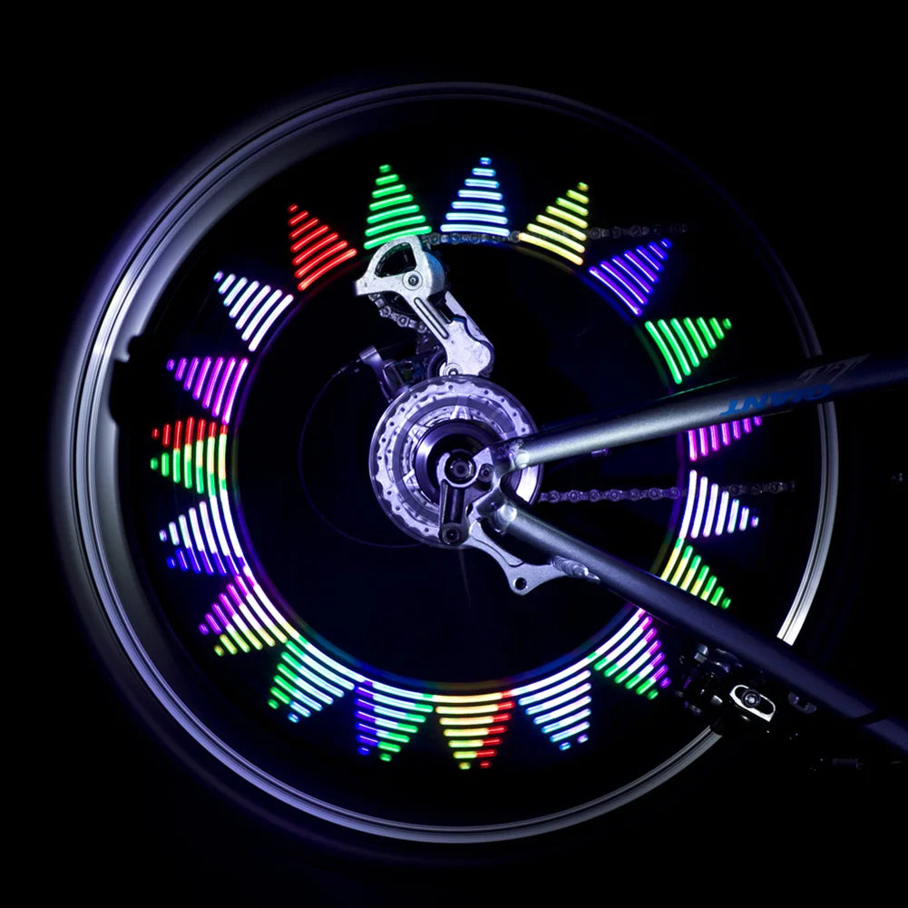 RGB LED Bicycle Wheel Spoke Light – USB Rechargeable Safety Signal Lamp
