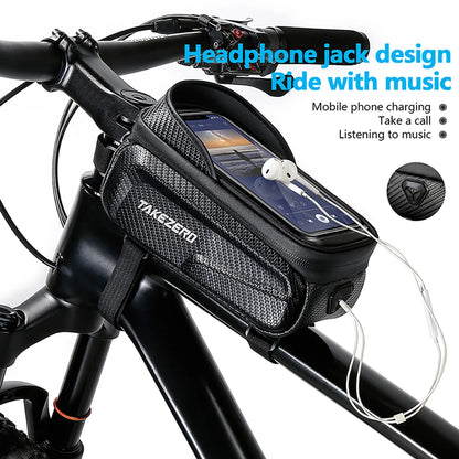 1L Bicycle Top Tube Phone Holder Frame Bag