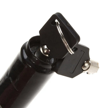 Heavy Duty U-Shaped Bike Lock with 2 Keys & Mounting Bracket