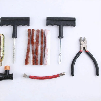 Tubeless Tyre Puncture Repair Kit with Rubber Strips