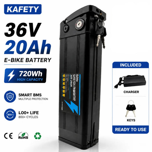 36V / 48V 20Ah E-Bike Lithium Battery