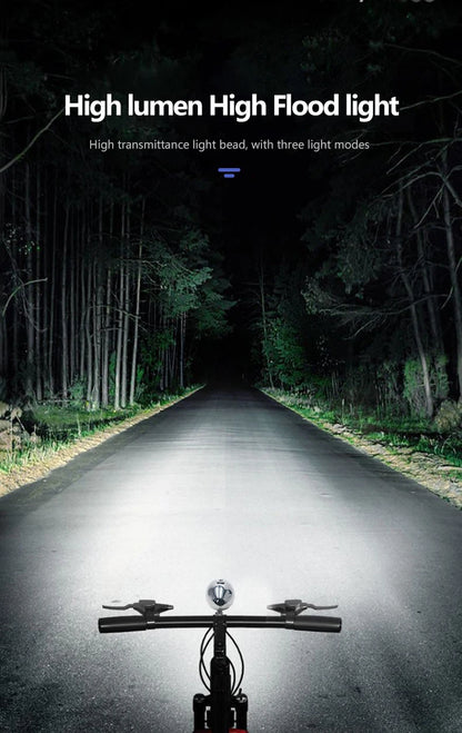 Klassischer 3-LED-Fahrradscheinwerfer