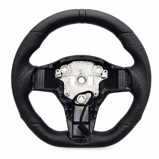 Heated Sport Leather Steering Wheel for Tesla Model 3 / Model Y
