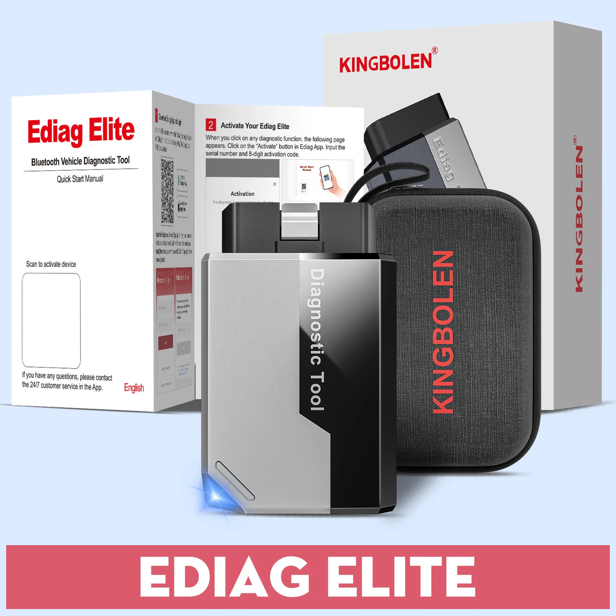 KINGBOLEN Ediag Elite All-System Automotive Diagnostic Tool