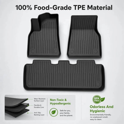 Tesla Model Y Juniper TPE Floor Mats