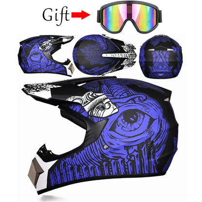 ORZ-905 Off-Road-Motorradhelm, Fahrrad-Geschwindigkeitsabfall, DH-Integralhelm, Rallye-Offroad-Helm