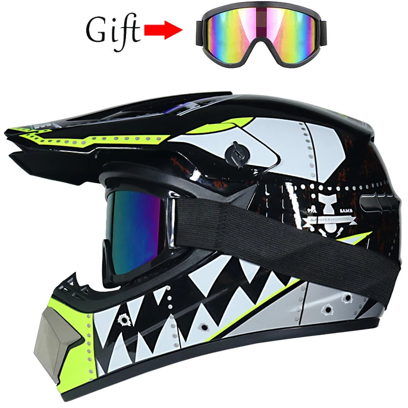 ORZ-905 Off-Road-Motorradhelm, Fahrrad-Geschwindigkeitsabfall, DH-Integralhelm, Rallye-Offroad-Helm