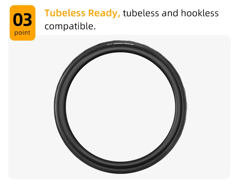 Continental Grand Prix Road Bike Tyre 700 x 25C–32C Folding Clincher