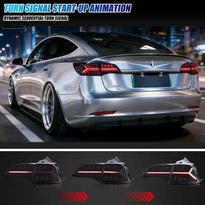 LED Tail Lights for Tesla Model 3 / Model Y 2017–2023