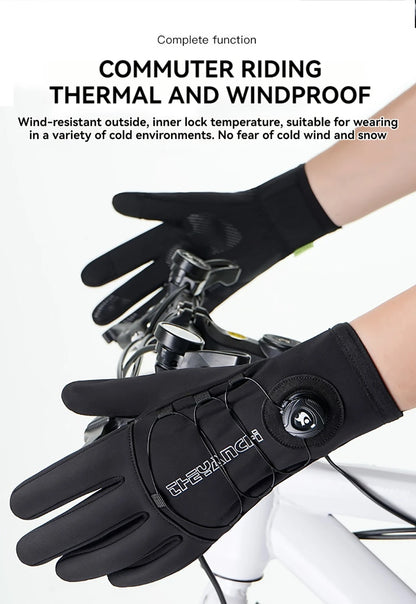 GTUBIKE Winter Waterproof Touchscreen Cycling Gloves