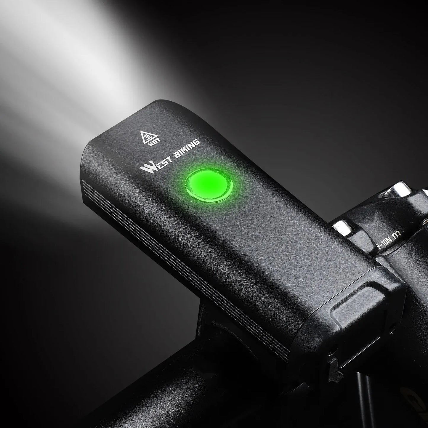 WEST BIKING USB wiederaufladbares LED-Fahrradlicht