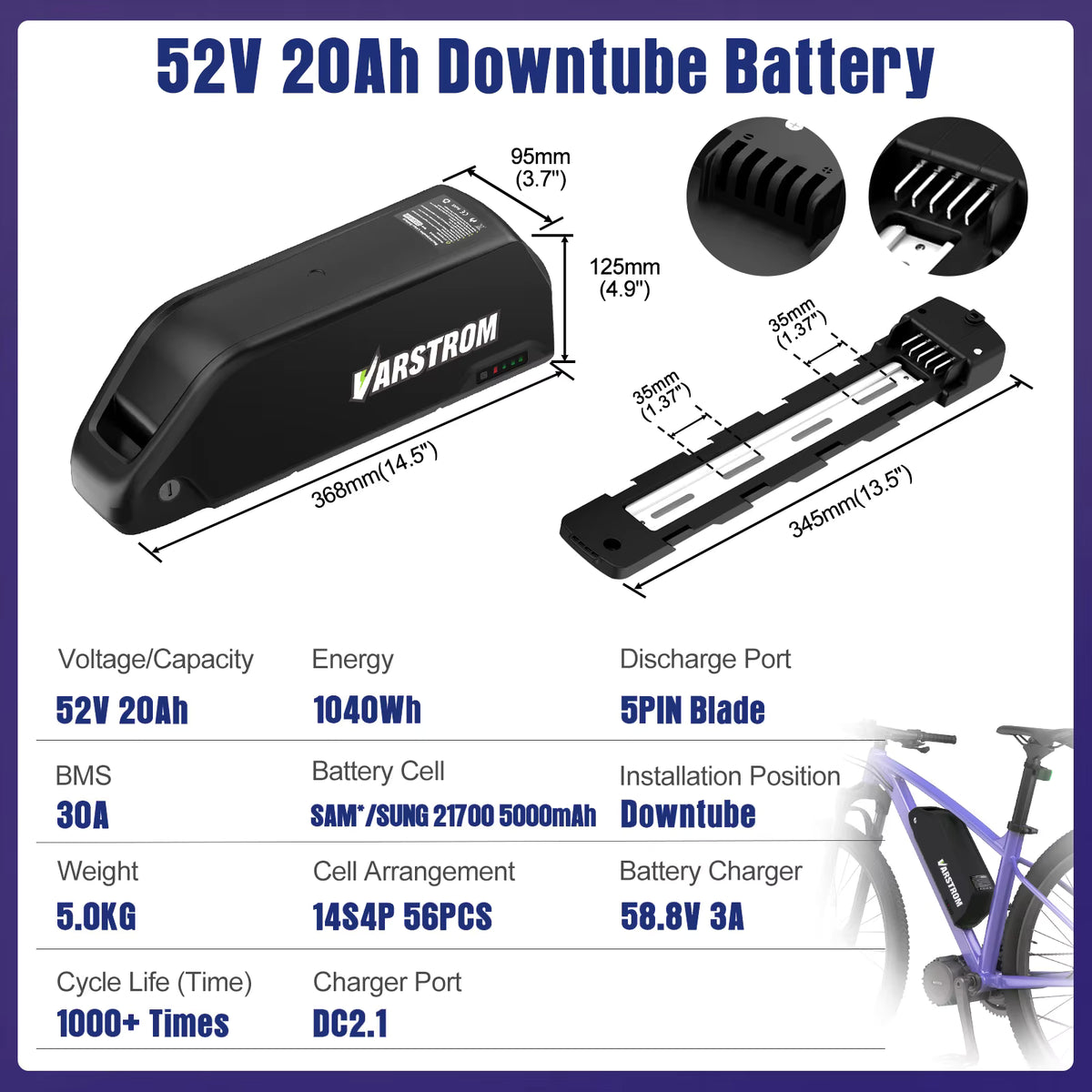 Kit de conversion pour vélo électrique à moteur central BAFANG BBS 500W 750W 1000W