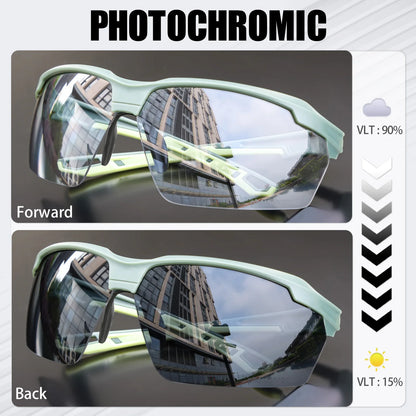 SCVCN Photochromic Cycling Sunglasses UV400 Sports Glasses