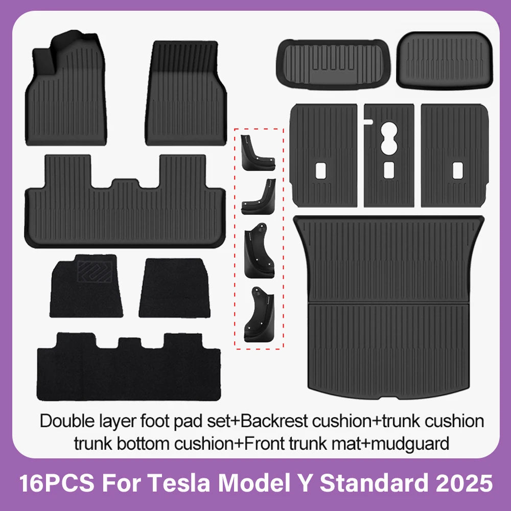 Tesla Model Y Juniper TPE Floor Mats