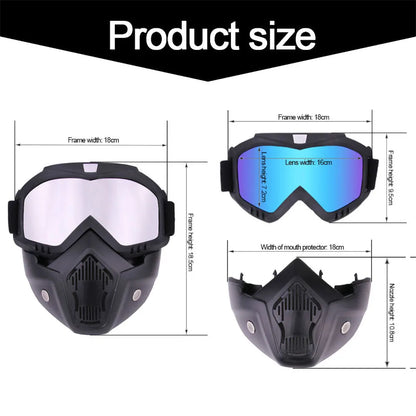 Velev Schutzbrille winddichte Maske