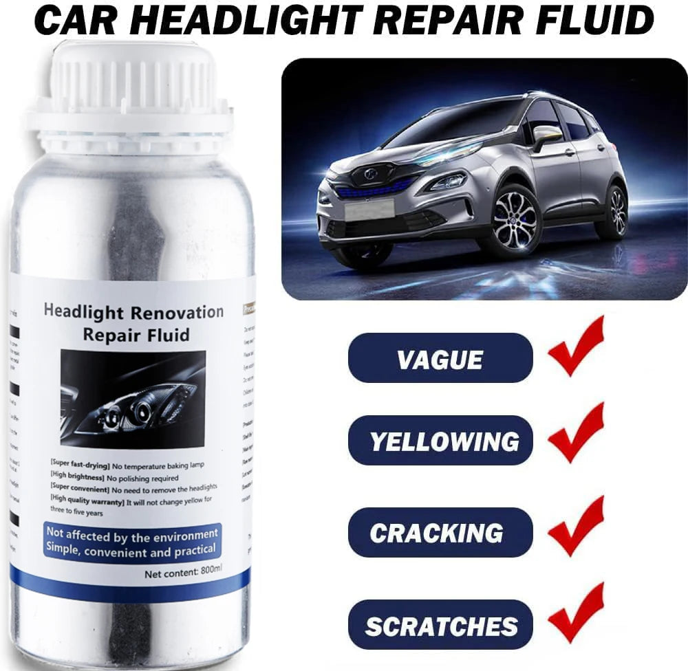 800ml Car Headlight Restoration Liquid Polymer Kit