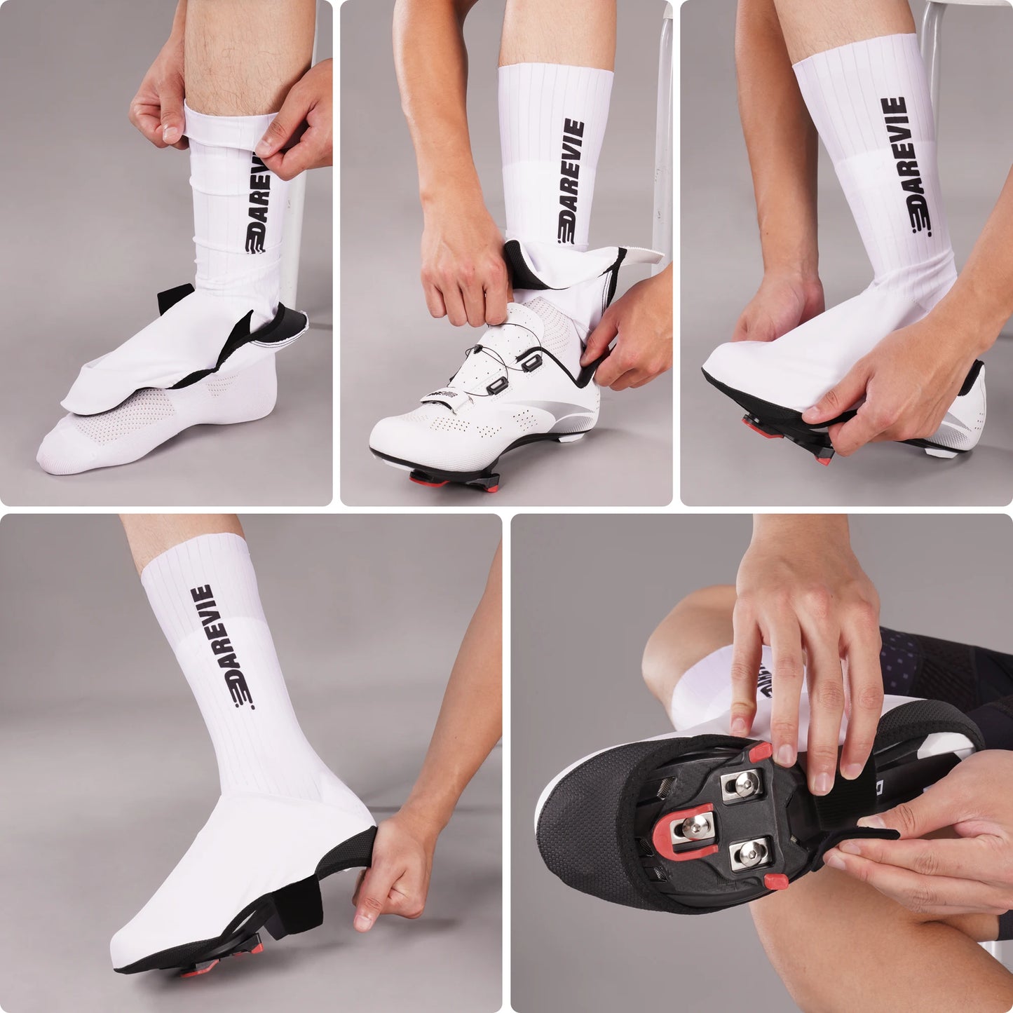 Aero Cycling Shoe Covers Windproof & Rainproof Anti-Slip