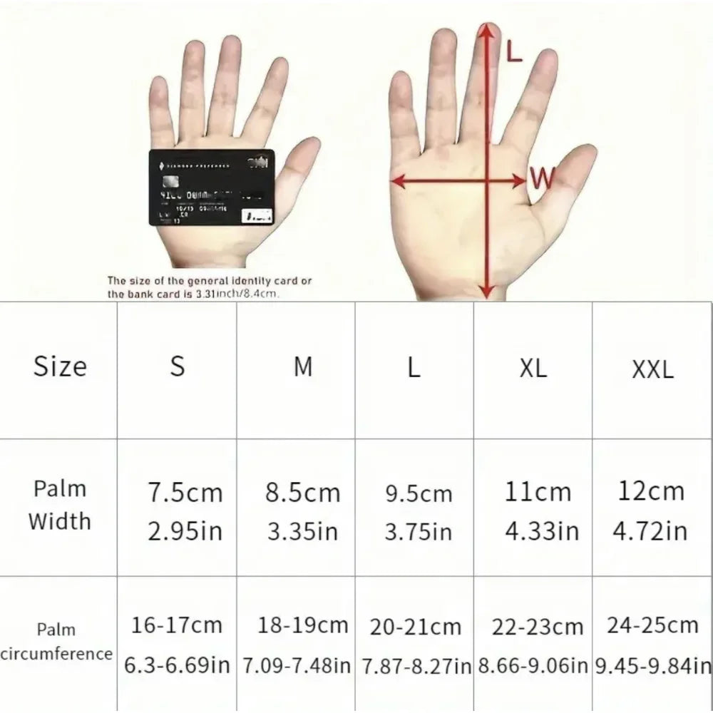 ETBIKE Full Finger Riding Gloves with Touchscreen Support