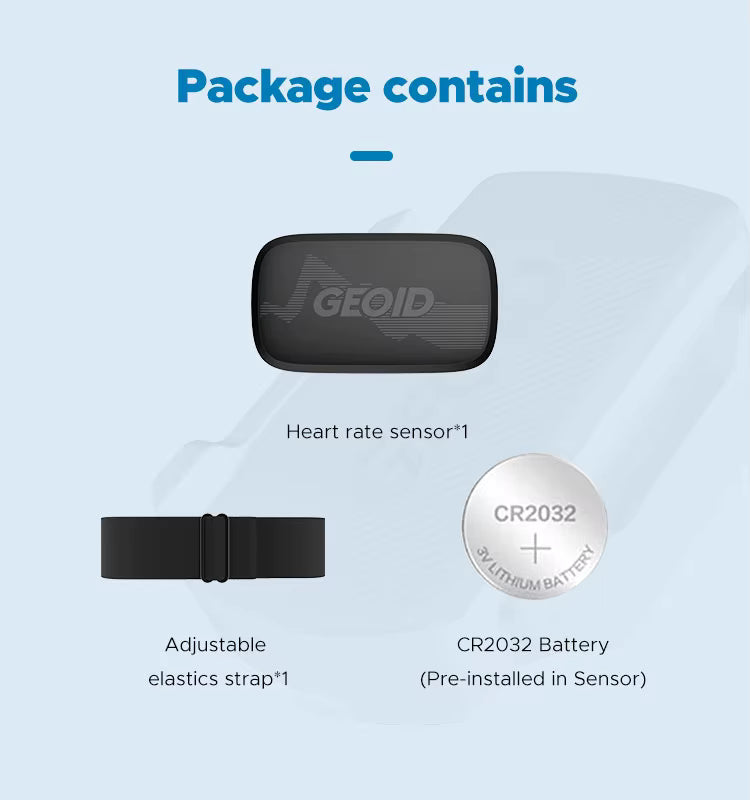GEOID HS500 Heart Rate Monitor with Bluetooth & ANT+