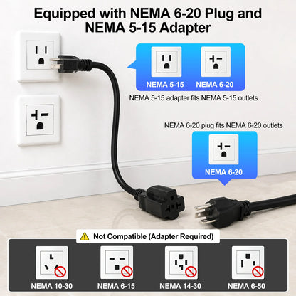 DREAMDASH 32A Level 2 Portable Tesla EV Charger