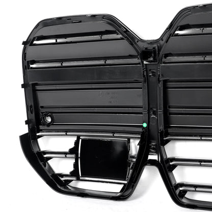 Grille Magickit pour BMW Série 4 G26 i4 Gran Coupe eDrive35 40 M50 2022 2023 2024, grille d'admission d'air supérieure de pare-chocs avant, noir brillant