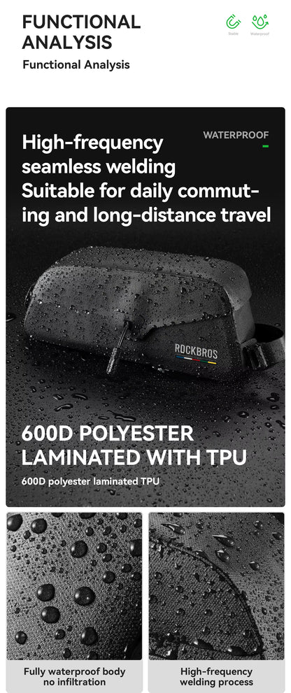 ROCKBROS Top Tube Bike Bag