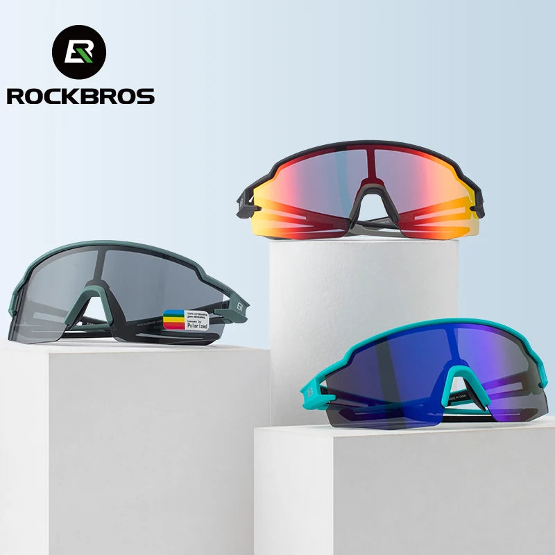 ROCKBROS UV400 Photochromic Polarized Cycling Glasses