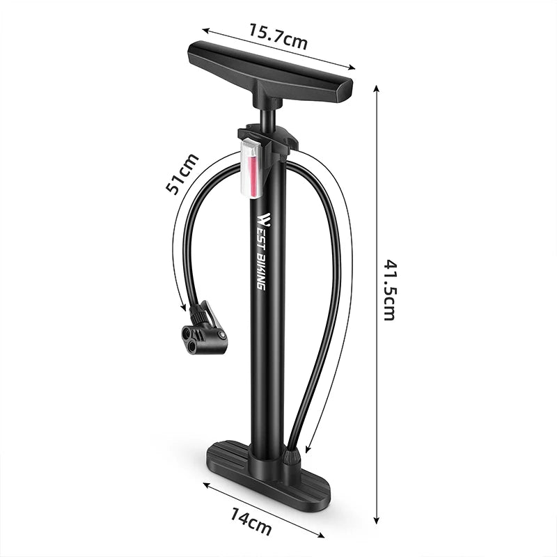 WEST BIKING 160PSI Fahrradpumpe