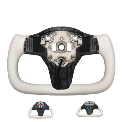 Heated Yoke Steering Wheel for Tesla Model 3 / Model Y
